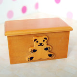 Maxbell Dollhouse Miniature Furniture Wooden Childrens Bedroom set 1/12 Wooden Color