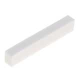 Maxbell 54x6 String Acoustic Guitar Bone Bridge Nut for Guitar Replacements Parts