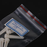 Maxbell 4xCattle Bone Endpin Bridge End Pin for Acoustic Guitar 6pcs White