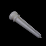 Maxbell Cattle Bone Endpin Bridge End Pin for Acoustic Guitar 6pcs White