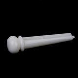 Maxbell Cattle Bone Endpin Bridge End Pin for Acoustic Guitar 6pcs White