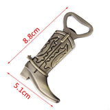 Maxbell 4xBoot Shape Wine Beer Bottle Cap Opener Wedding Favors Gift Bronze