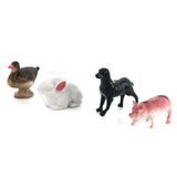 Maxbell 12 Plastic Mini Dinosaur & 15 Farm Yard Animals Figurines Kids Party Bag Fillers