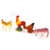 Maxbell 12 Plastic Mini Dinosaur & 15 Farm Yard Animals Figurines Kids Party Bag Fillers