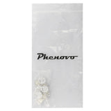 Maxbell 50xPhenovo Crystal Faux Pearl Buttons Flatback Decor DIY 14.5mm 10pcs Beige