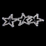 Maxbell 10 Pcs Crystal Diamante Rhinestone Buckle Invitation Ribbon Slider B
