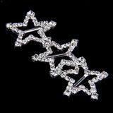 Maxbell 10 Pcs Crystal Diamante Rhinestone Buckle Invitation Ribbon Slider B