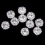 Maxbell 20pcs Crystal Faux Pearl Button Decoration DIY
