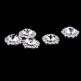 Maxbell 20pcs Crystal Faux Pearl Button Decoration DIY