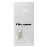 Maxbell 20Pcs Rhinestone Embellishments Flatback Silver Jewelry Crystal Button