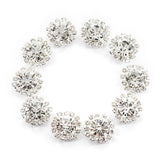 Maxbell 20pcs Crystal Faux Pearl Button Decoration DIY