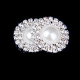 Maxbell 3xPhenovo Crystal Faux Pearl Button Flatback Decoration DIY 25mm 5pcs White