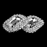 Maxbell 3xPhenovo Crystal Oval Button Decoration DIY 30x25mm 5pcs Clear