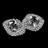 Maxbell 3xPhenovo Crystal Oval Button Decoration DIY 30x25mm 5pcs Clear
