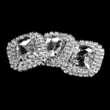 Maxbell 3xPhenovo Crystal Oval Button Decoration DIY 30x25mm 5pcs Clear