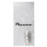 Maxbell 3xPhenovo Crystal Oval Button Decoration DIY 30x25mm 5pcs Clear