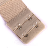 Maxbell 5pcs Elastic Hook Bra Extension Bra Extender Strap 2,4 Hooks Black Nude White