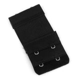 Maxbell 5pcs Elastic Hook Bra Extension Bra Extender Strap 2,4 Hooks Black Nude White