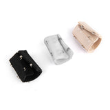 Maxbell 5pcs Elastic Hook Bra Extension Bra Extender Strap 2,4 Hooks Black Nude White