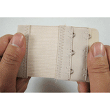 Maxbell 5pcs Elastic Hook Bra Extension Bra Extender Strap 2,4 Hooks Black Nude White