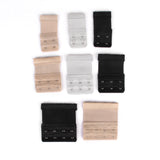Maxbell 5pcs Elastic Hook Bra Extension Bra Extender Strap 2,4 Hooks Black Nude White