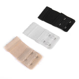 Maxbell 5pcs Elastic Hook Bra Extension Bra Extender Strap 2,4 Hooks Black Nude White