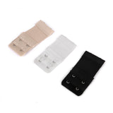 Maxbell 5pcs Elastic Hook Bra Extension Bra Extender Strap 2,4 Hooks Black Nude White