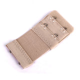 Maxbell 5pcs Elastic Hook Bra Extension Bra Extender Strap 2,4 Hooks Black Nude White