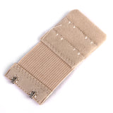 Maxbell 5pcs Elastic Hook Bra Extension Bra Extender Strap 2,4 Hooks Black Nude White