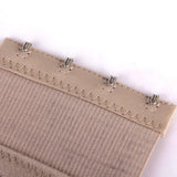 Maxbell 5pcs Elastic Hook Bra Extension Bra Extender Strap 2,4 Hooks Black Nude White