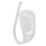 Maxbell 3xSexy Women's Rose Flower Pattern C-String Invisible Thong Underwear White