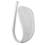 Maxbell 3xSexy Women's Rose Flower Pattern C-String Invisible Thong Underwear White