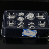 Maxbell Dollhouse Miniature Dining Ware Porcelain Tea Set 15pcs Daisy Pattern
