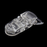 Maxbell 20PCS Multicolour/Clear T-Style Dummy Clips for Pacifier Holder Badge DIY Craft
