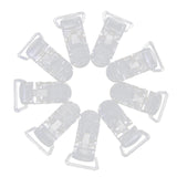 Maxbell 20PCS Multicolour/Clear T-Style Dummy Clips for Pacifier Holder Badge DIY Craft