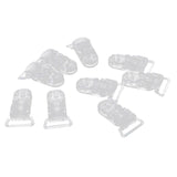 Maxbell 20PCS Multicolour/Clear T-Style Dummy Clips for Pacifier Holder Badge DIY Craft