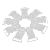 Maxbell 20PCS Multicolour/Clear T-Style Dummy Clips for Pacifier Holder Badge DIY Craft