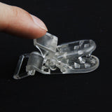 Maxbell 20PCS Multicolour/Clear T-Style Dummy Clips for Pacifier Holder Badge DIY Craft