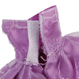Maxbell Bridal Wedding Gown 4-layer Mesh Floral Dress for Barbie Dolls Purple