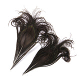 Maxbell Peacock Feathers for Craft Mask Hat 10-12cm 10pcs