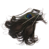 Maxbell Peacock Feathers for Craft Mask Hat 10-12cm 10pcs