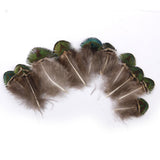 Maxbell Peacock Feathers for Craft Mask Hat 5-7cm 10pcs