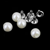 Maxbell 100 Pearls Rivets Studs for Dress Clothes Bracelet Bag Crafts+ 50 Pumpkin Rivets
