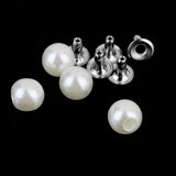 Maxbell 3xRivets and Pearls Set for DIY Crafts 100pcs Ivory