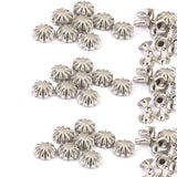 Maxbell 100 Pearls Rivets Studs for Dress Clothes Bracelet Bag Crafts+ 50 Pumpkin Rivets