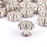 Maxbell 4xPumpkin Shape Rivets Studs 50 sets Silver