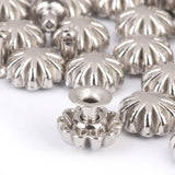 Maxbell 4xPumpkin Shape Rivets Studs 50 sets Silver