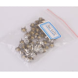 Maxbell 3xRound Rhinestone Studs Nailheads 8mm Clear