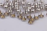 Maxbell 3xRound Rhinestone Studs Nailheads 8mm Clear