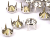Maxbell 3xRound Rhinestone Studs Nailheads 8mm Clear